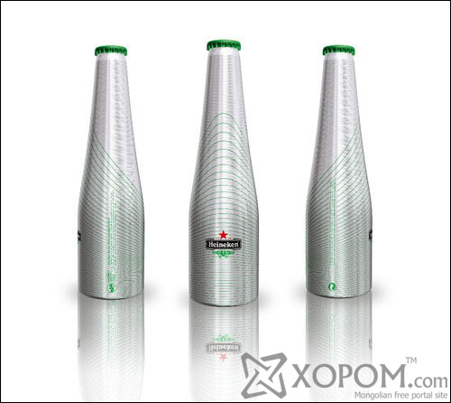 Heineken Green Line Aluminum Based Package Design